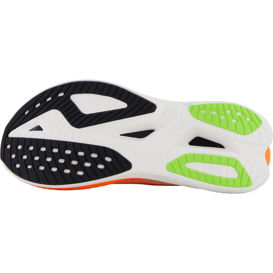 M Mach X 3 White / Neon Tangerine
