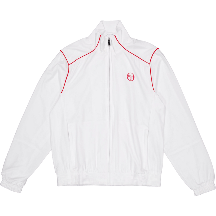 Club Tech Track Top White/red