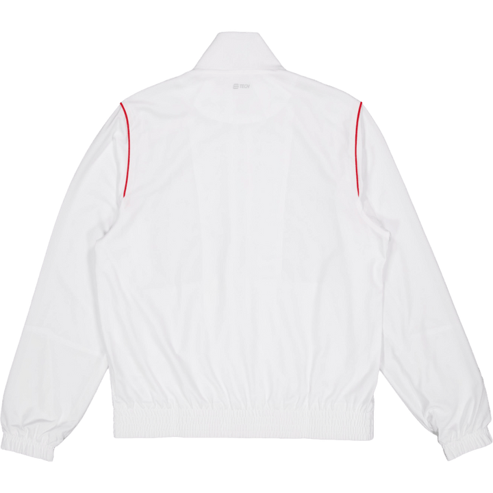 Club Tech Track Top White/red