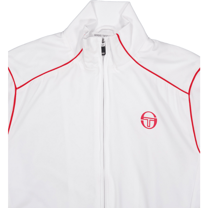 Club Tech Track Top White/red