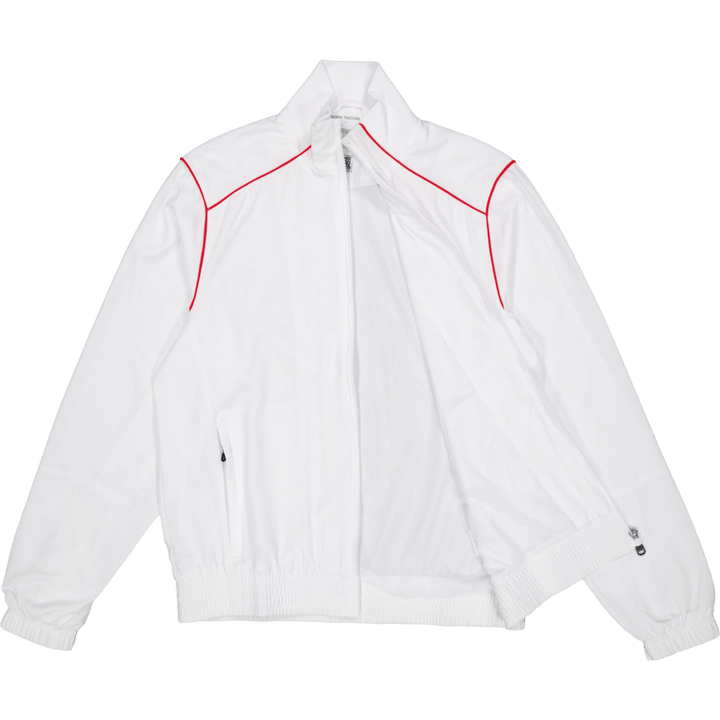 Club Tech Track Top White/red