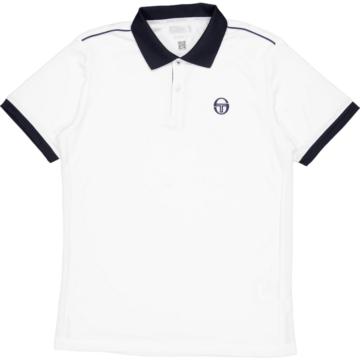 Club Tech Polo White/navy