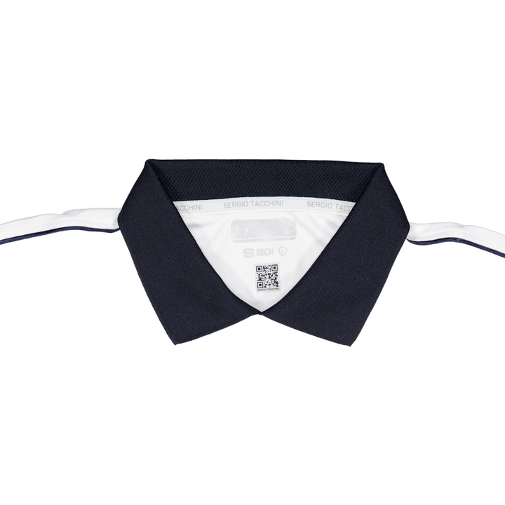 Club Tech Polo White/navy