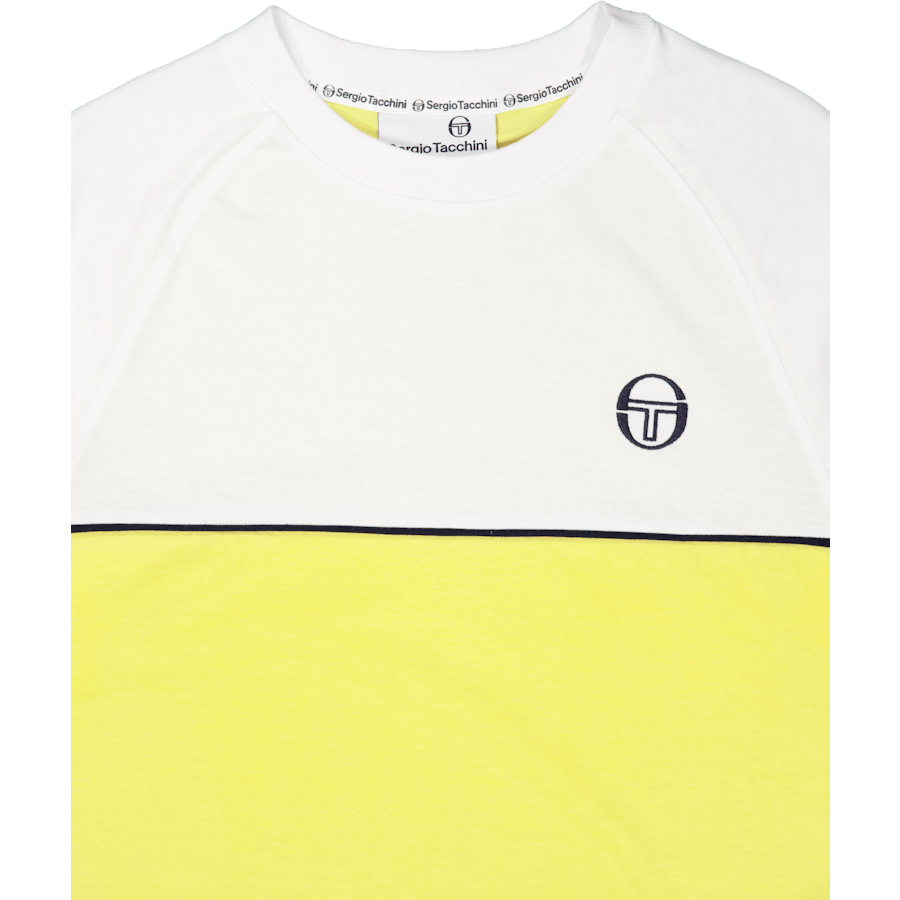 Ischia Ss Tee Lemon Drop/white/nightsky