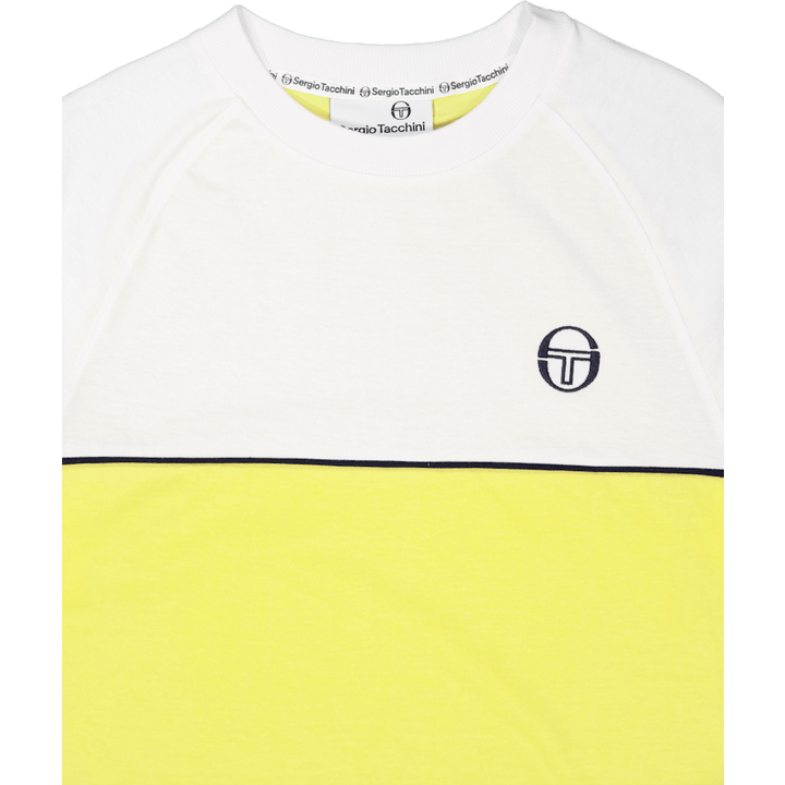 Ischia Ss Tee Lemon Drop/white/nightsky