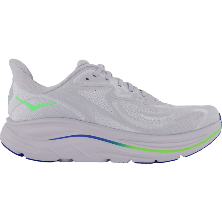 M Clifton 10 Ash Grey / Neon Green