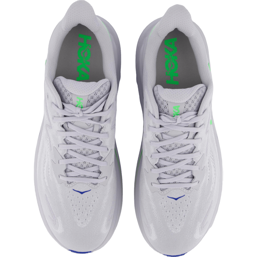 M Clifton 10 Ash Grey / Neon Green