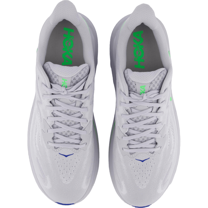 M Clifton 10 Ash Grey / Neon Green