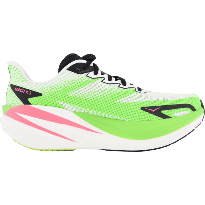 W Mach X 3 White / Neon Lime