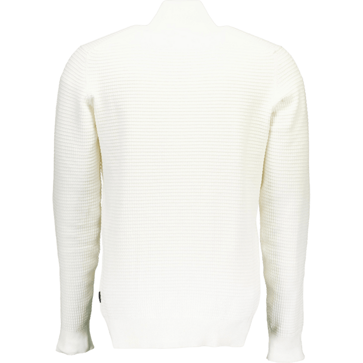 Half Zip Off White