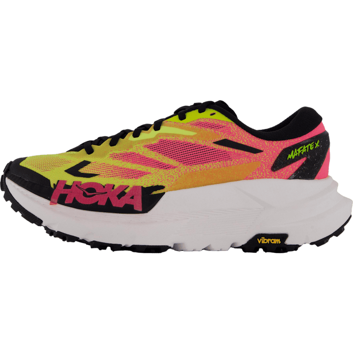 W mafate x Neon hoka citrus / neon rose