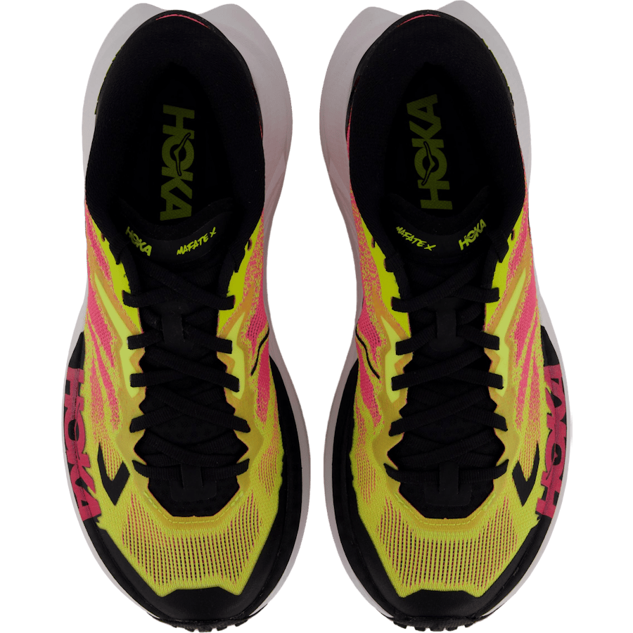 W mafate x Neon hoka citrus / neon rose