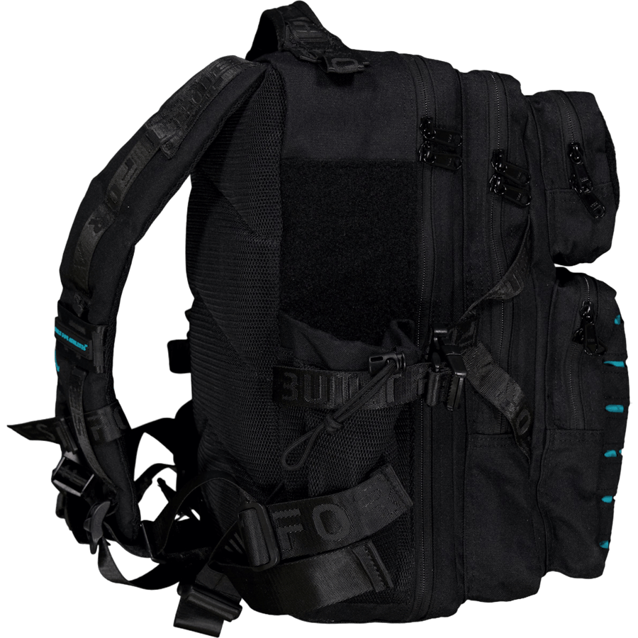 Medium Black & Aqua 25l Hero 3 Black Aqua
