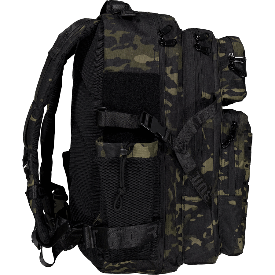 Large Black Camo 45l Hero 3.0  Black Camo