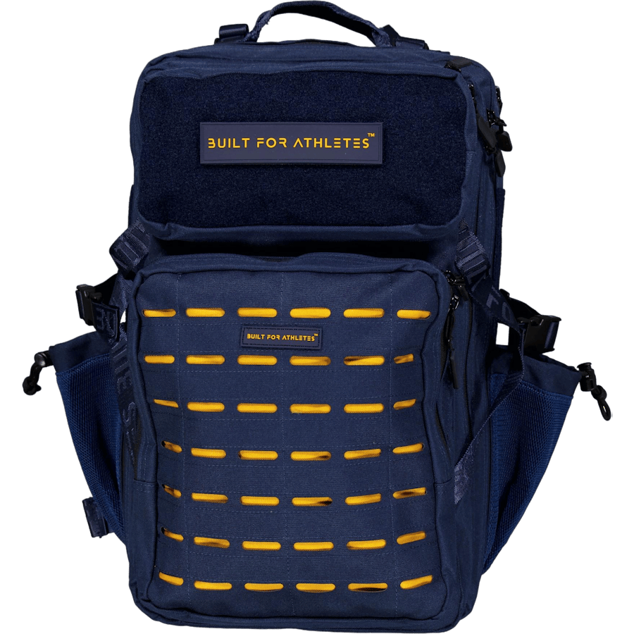 Large Navy & Orange 45l Hero 2 Dark Blue Orange