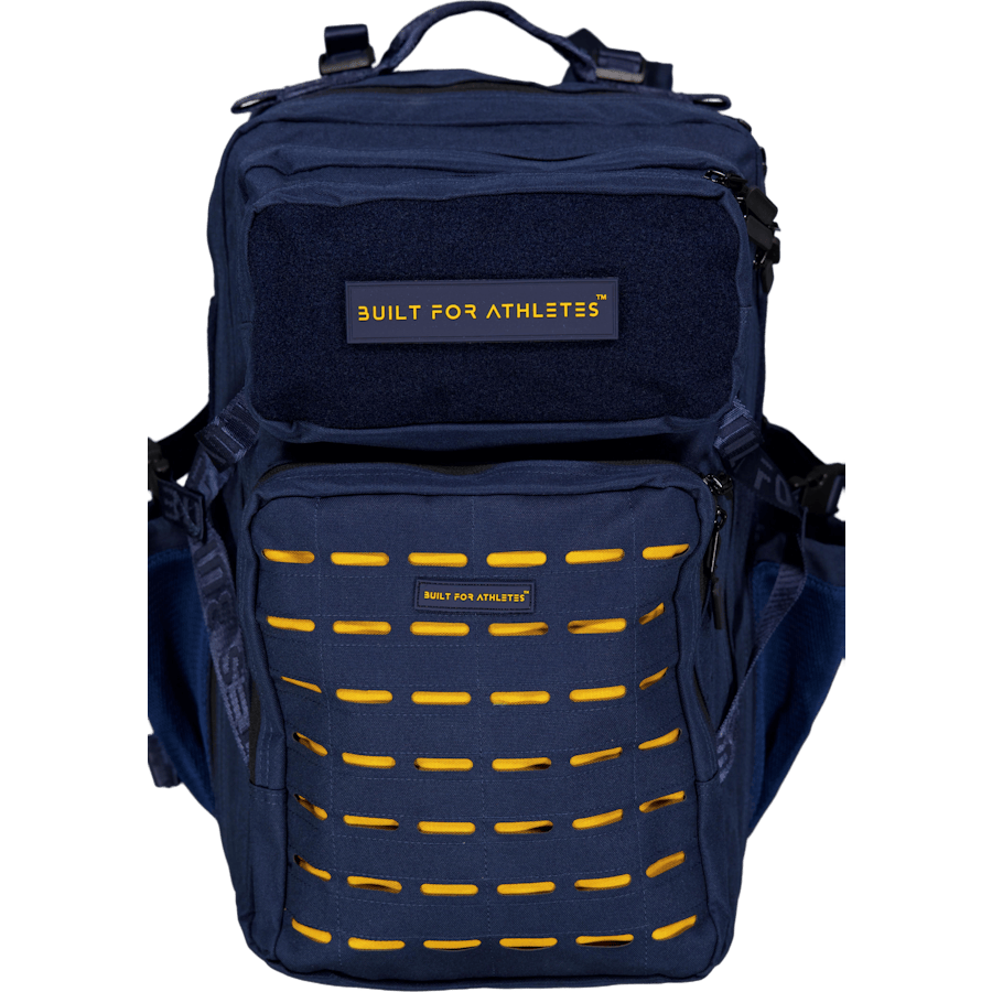 Large Navy & Orange 45l Hero 2 Dark Blue Orange