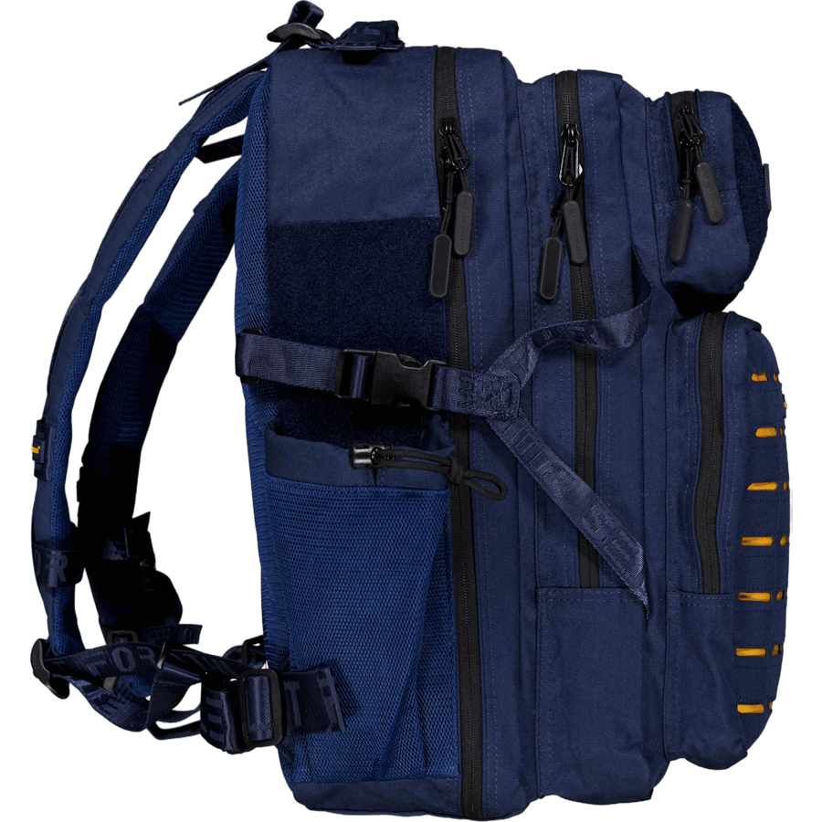 Large Navy & Orange 45l Hero 2 Dark Blue Orange