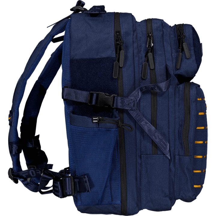 Large Navy & Orange 45l Hero 2 Dark Blue Orange