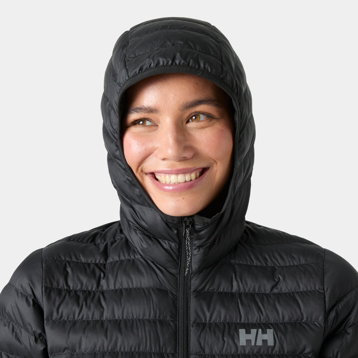 W Sirdal Long Hooded Insulator Black