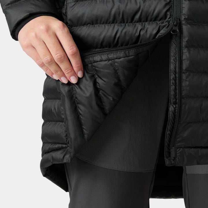 W Sirdal Long Hooded Insulator Black