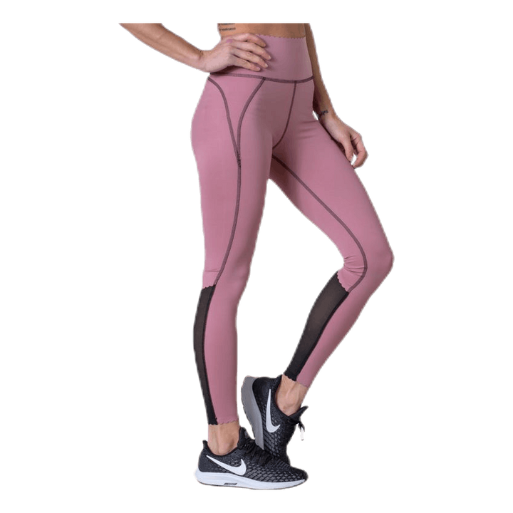 Laser Cut Tights Pink