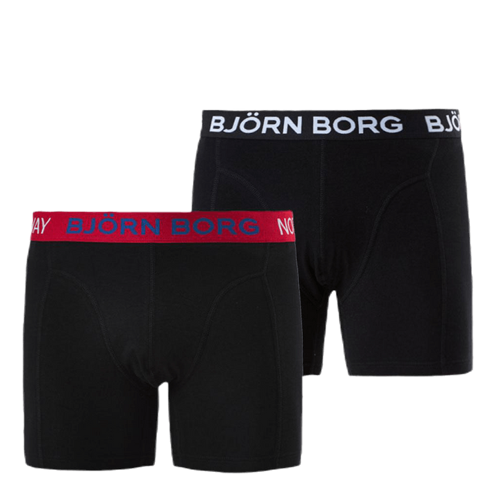 Shorts Sammy Norway 2-pack Black