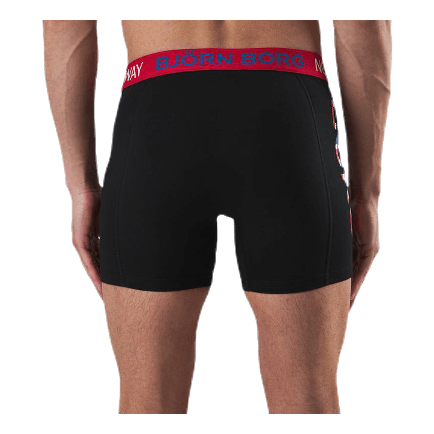 Shorts Sammy Norway 2-pack Black