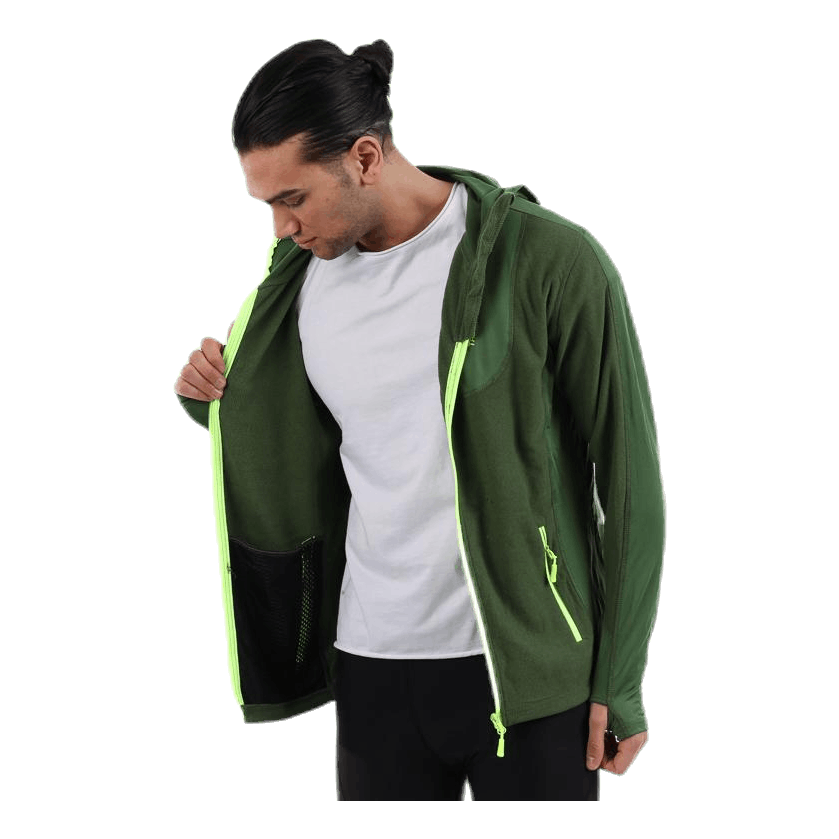 Hood Jacket Fleece Green