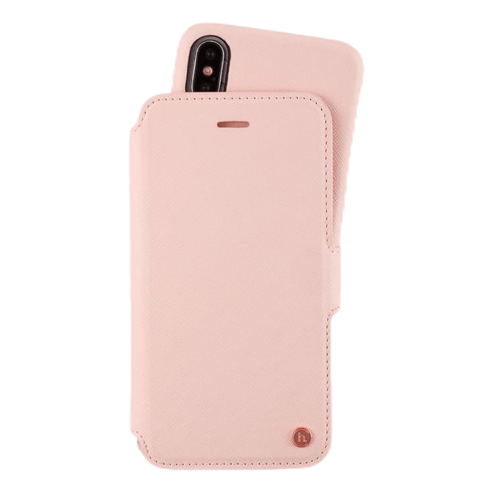 Stockholm Wallet Case Magnet iPhone X/XS Pink