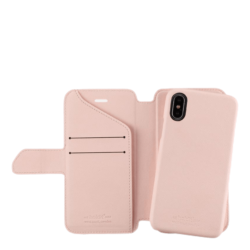 Stockholm Wallet Case Magnet iPhone X/XS Pink