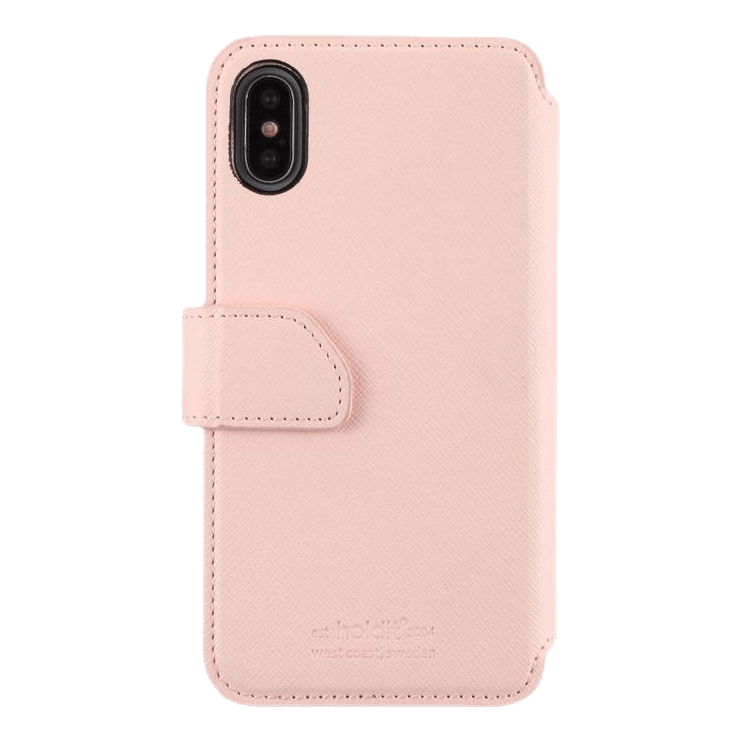 Stockholm Wallet Case Magnet iPhone X/XS Pink