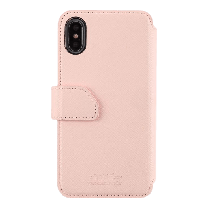 Stockholm Wallet Case Magnet iPhone X/XS Pink