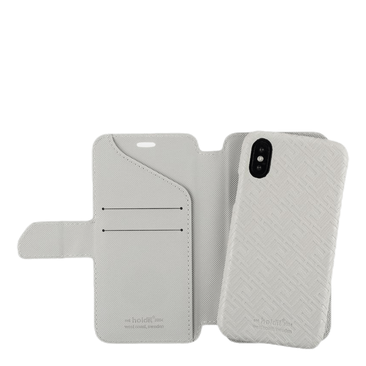 Stockholm Wallet Case Magnet iPhone X/XS Grey