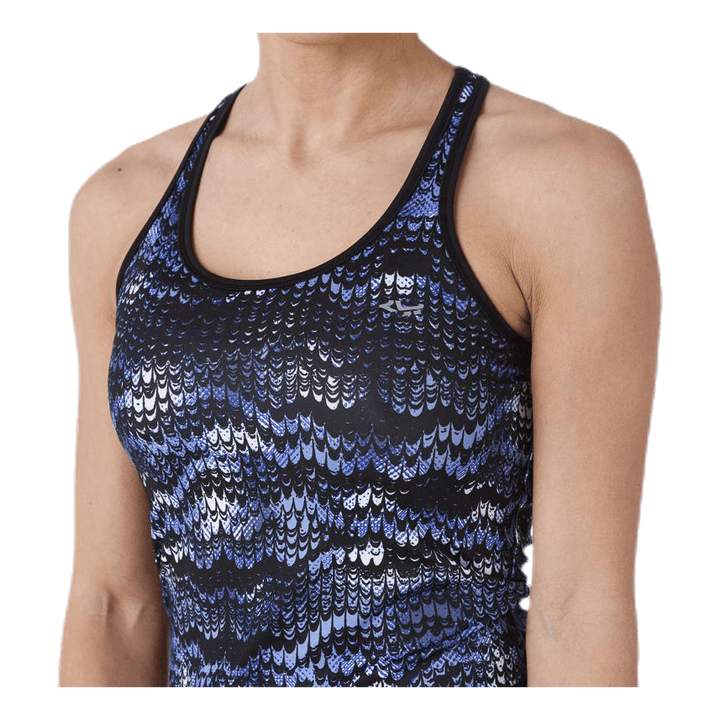 Long Racerback AOP Blue