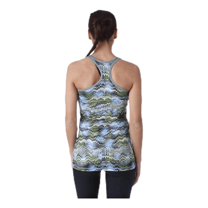 Long Racerback AOP Blue