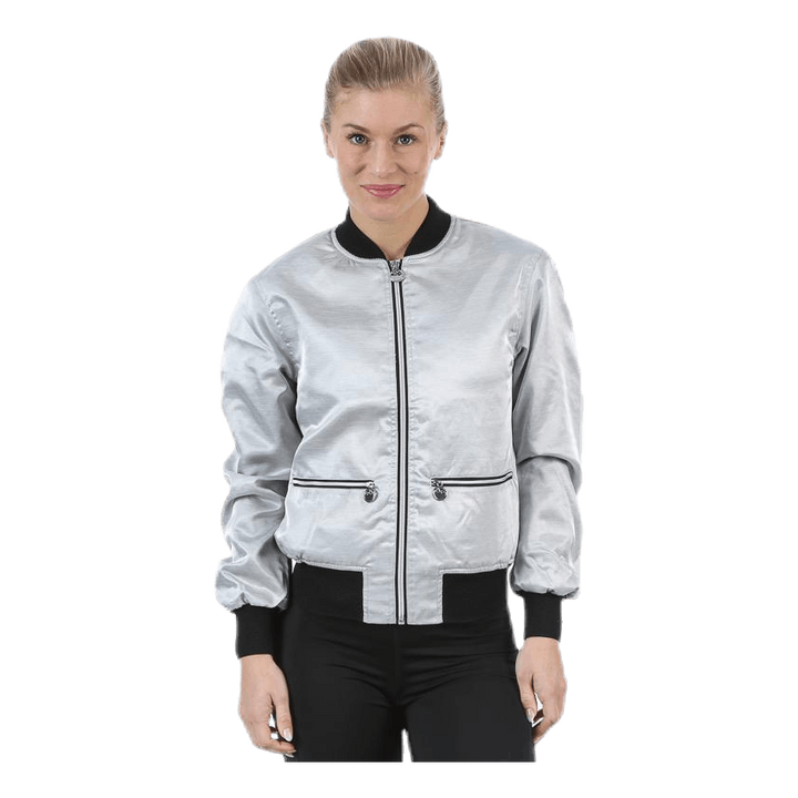 Blink Bomber Jacket Silver