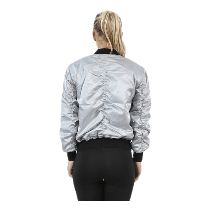 Blink Bomber Jacket Silver