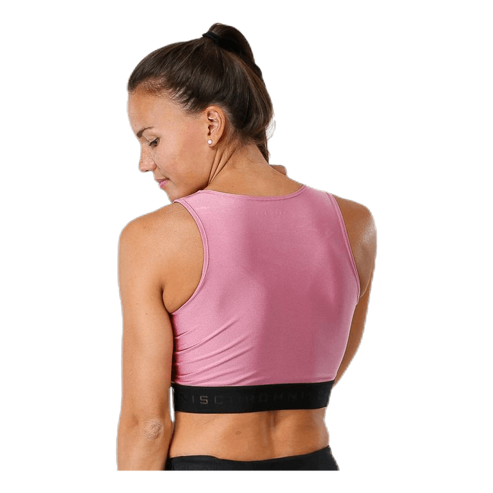 Shiny Sports Top Pink