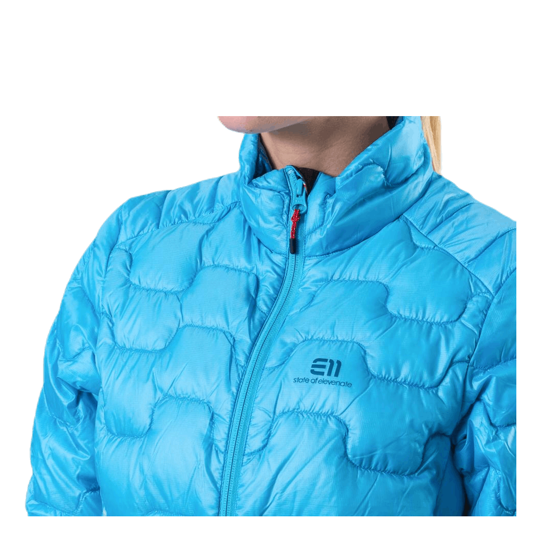 All In Motion Collapsable Down Jacket Women's LARGE White Blue Tie-Dye  Light NEW | eBay