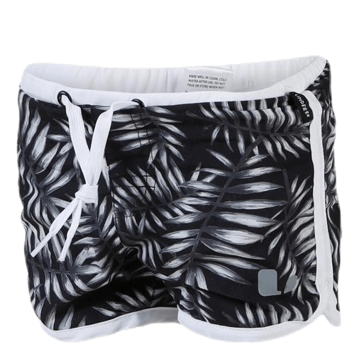 Palm Swim Diaper Shorts Black