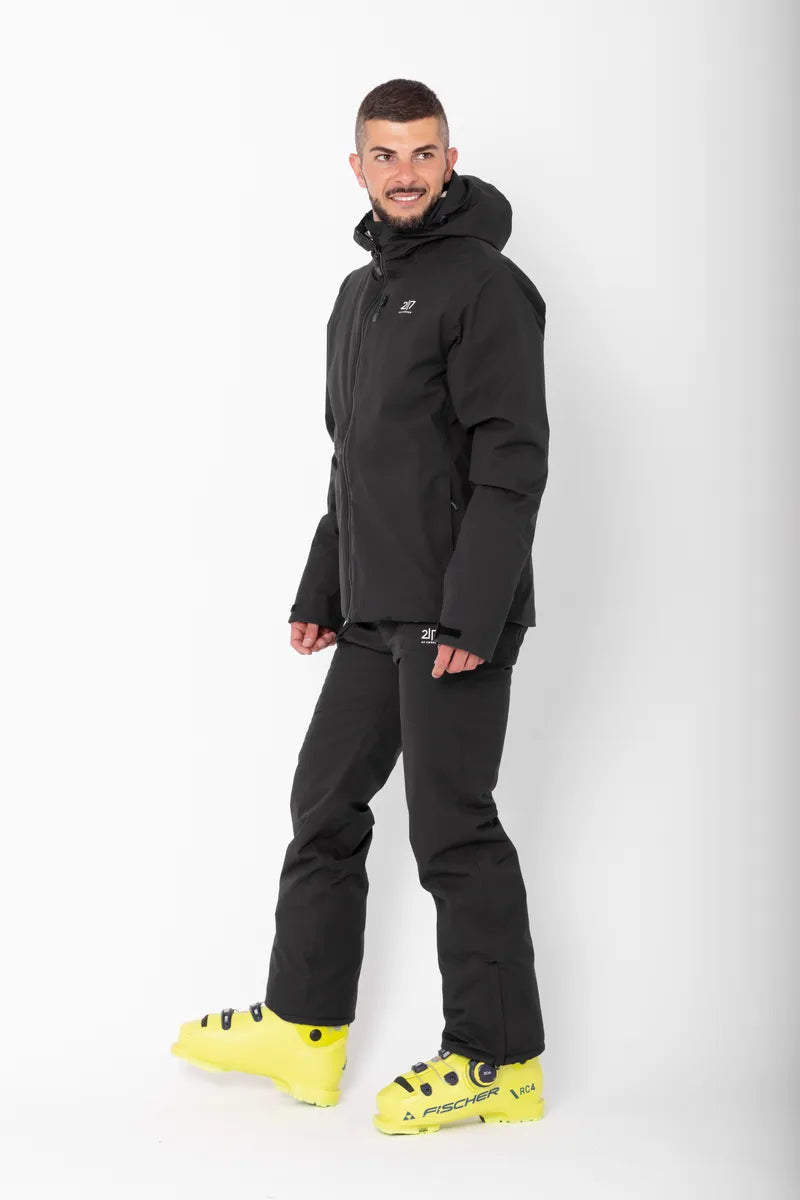 Men’S Light Padded Ski Jacket Kabo Black
