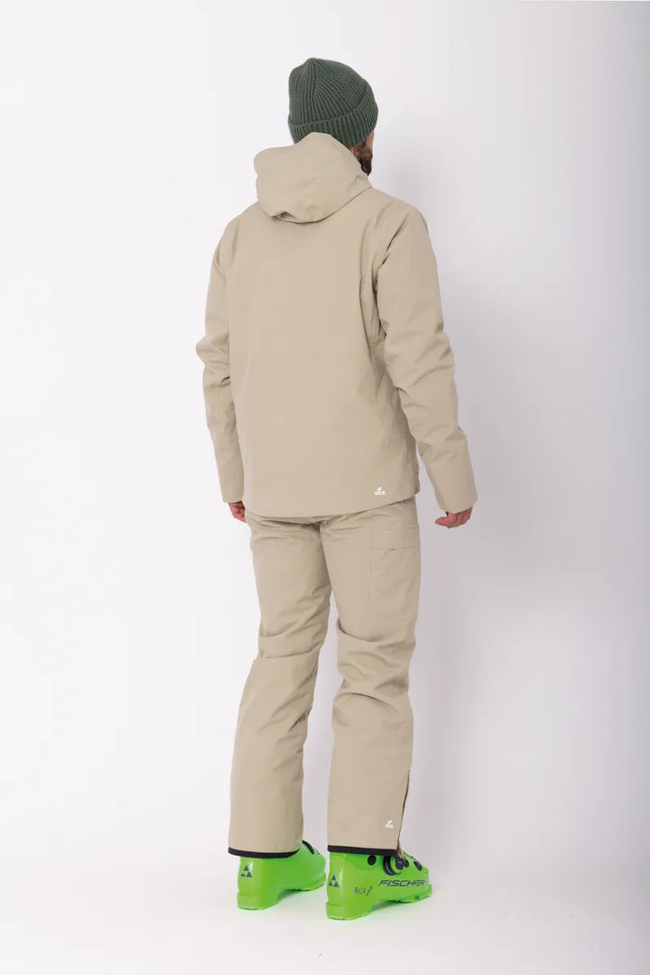 Men’S Light Padded Ski Jacket Kabo Sand