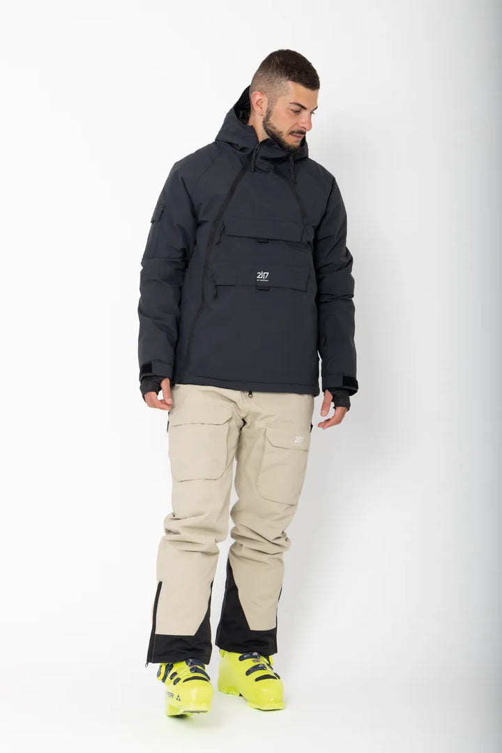 Men’S Light Padded Ski Jacket Nelkerim Black