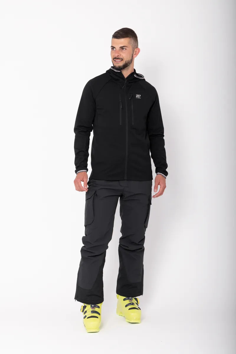 Men’S Light Padded Ski Pant Kabo Black