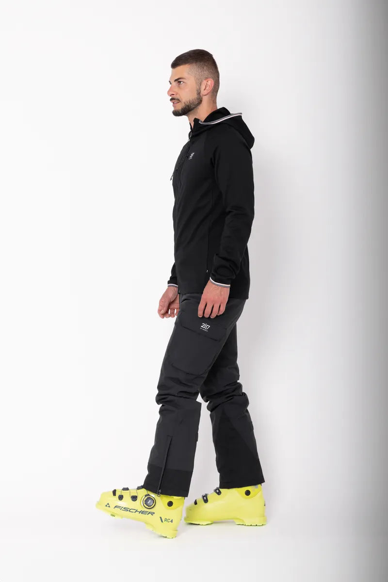 Men’S Light Padded Ski Pant Kabo Black