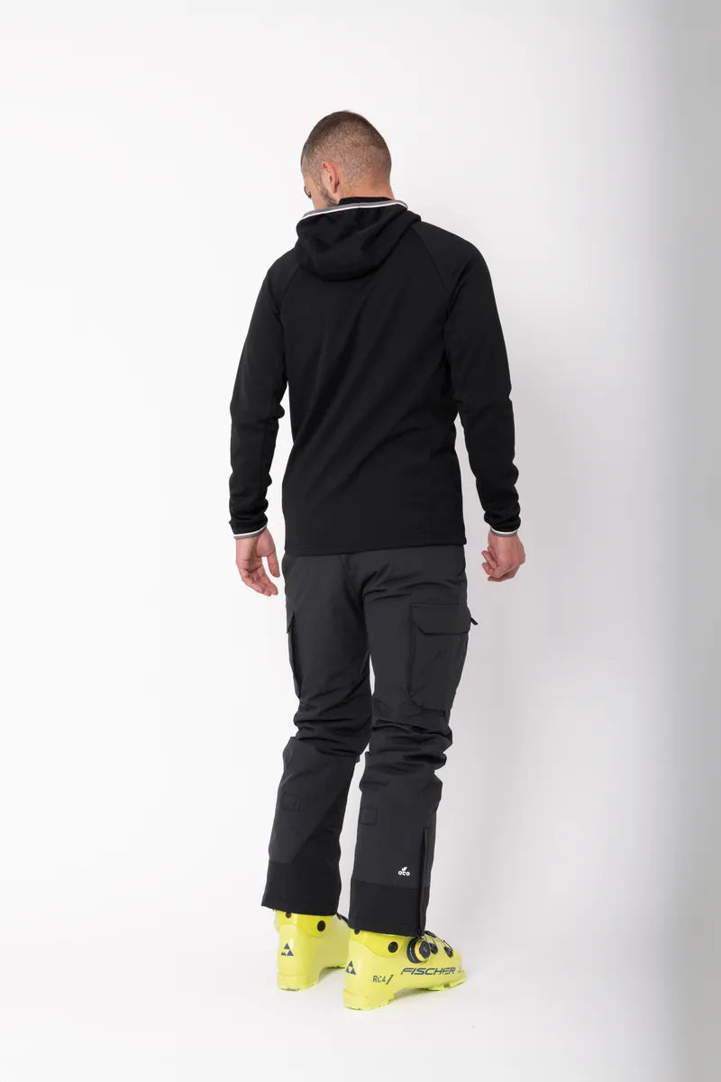 Men’S Light Padded Ski Pant Kabo Black