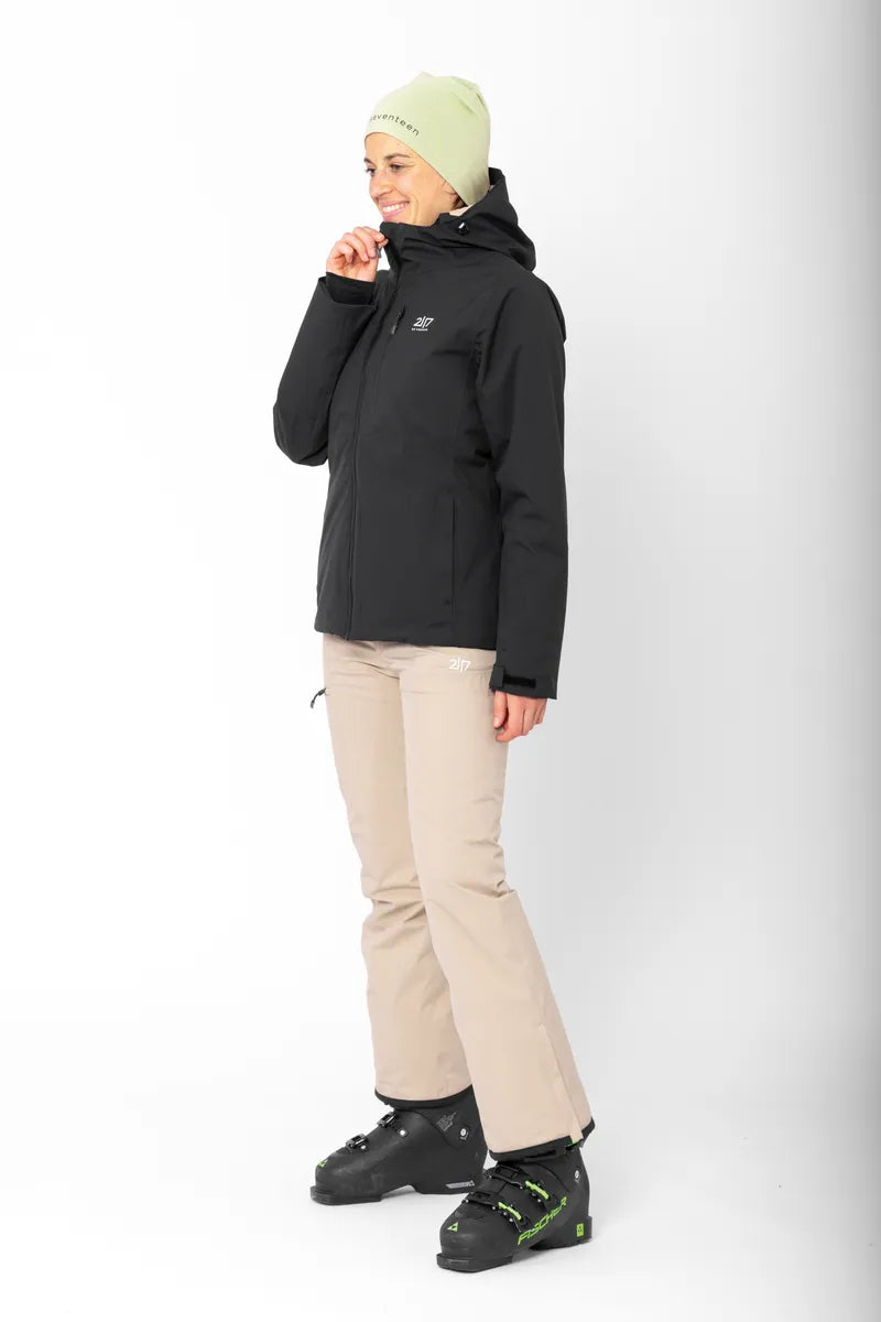 Women’S Light Padded Ski Jacket Kabo Black