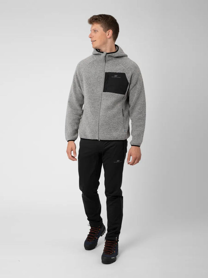 Skord Wool Pile Hoodie M Grey