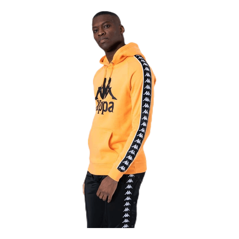 Yellow kappa store hoodie mens