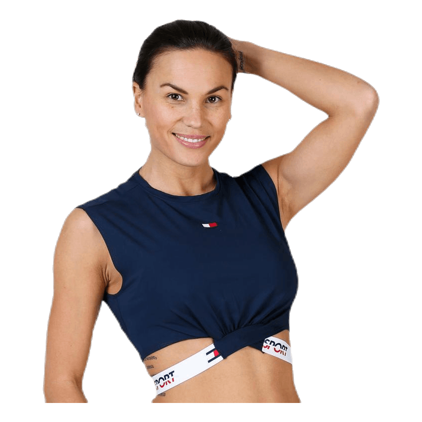 Tommy sport crop 2024 top